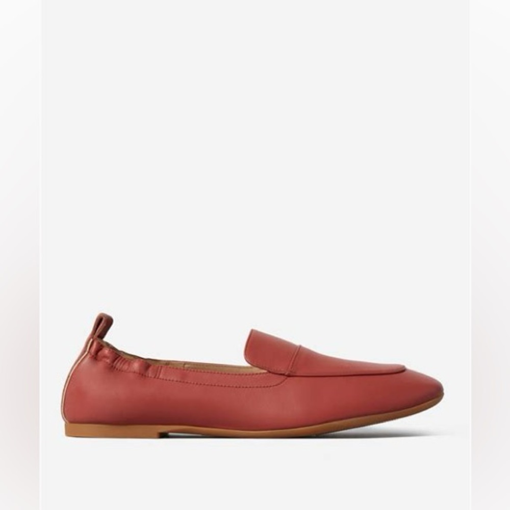 Everlane The Day Loafer Leather Dark Rose Pink Made in Italy - Size 10 - Picture 2 of 14